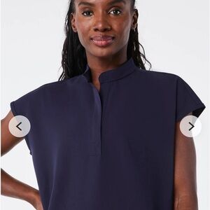 Figs Women's Deep Blue Blouse
